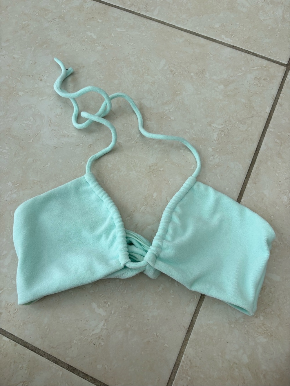 Mint Green Bikini Top Size M